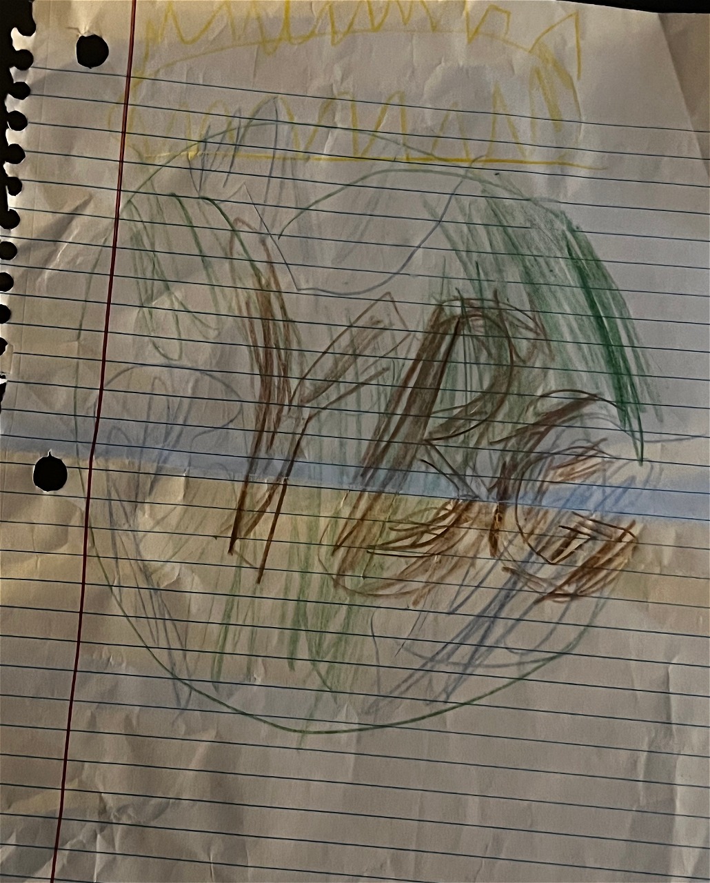 The Original YBG Sketch Drawn by Jaxson, age 8.