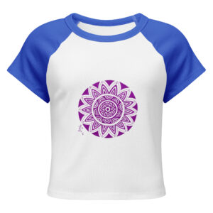 Women’s micro rib raglan baby tee